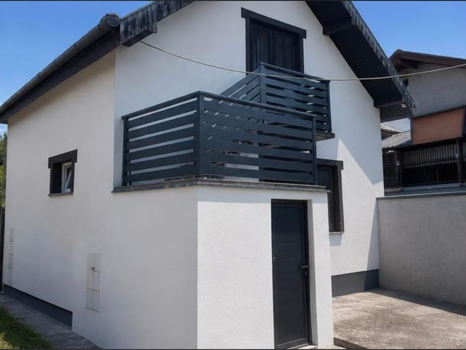 Aluminijska ograda balkona u antracit boji